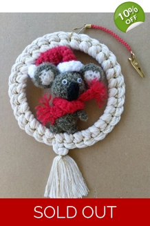 Handmade macrame wreath..