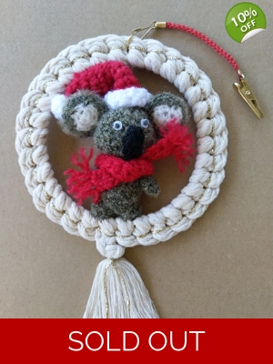 Handmade macrame wreath..