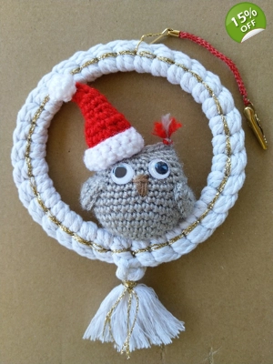 Handmade Macrame Wreath..