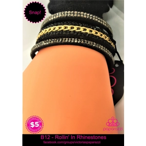 B12 - Rollin In Rhinestones - Black