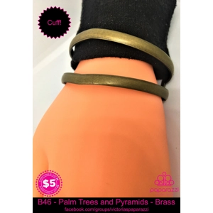 B46 - Palm Trees and Pyramids Brass