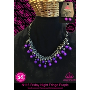 N116 - Friday Night Fringe Purple