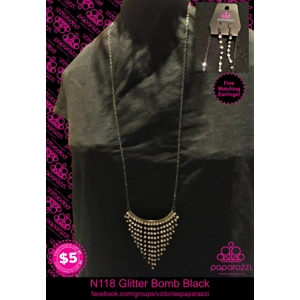 N118 - Glitter Bomb Black