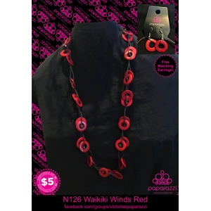 N126 - Waikiki Winds Red