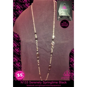 N133 - Serenely Springtime Black