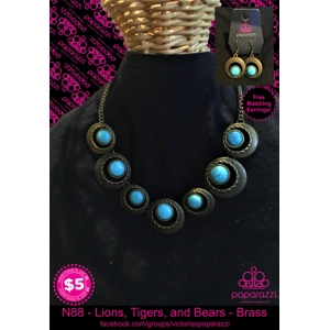 N88 - Lions, Tigers, and Bears - Brass