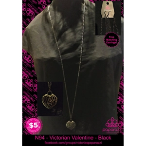 N94 - Victorian Valentine - Black