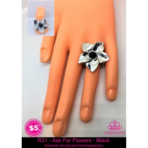 R21 - Ask For Flowers - Black