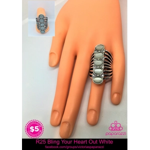 R25 - Bling Your Heart Out White