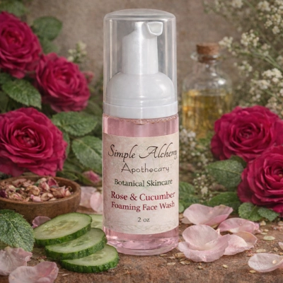 Rose & Cucumber Foaming Face Wash