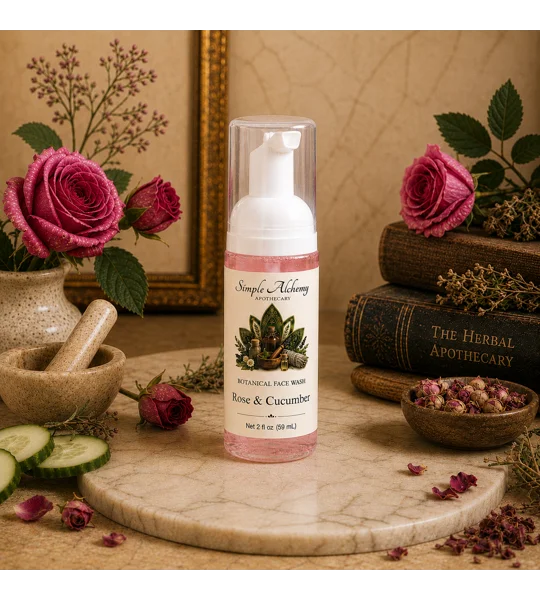 Rose & Cucumber Foaming Face Wash