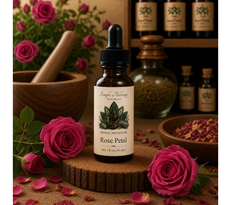 Rose Petal Infused Oil