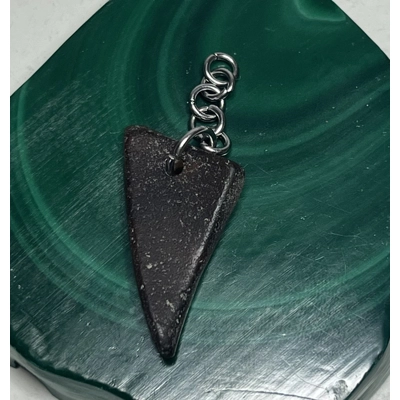 Brown Sea Glass Pendant