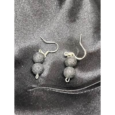 Lava Bead Earrings