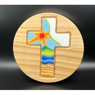 Cross plaque