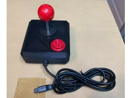 Atari 2600/7800 Commodore 64 Competition Pro shaped 3D Printed Joystick Sanwa clone stick
