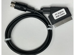 PC Engine RGB upgraded console Scart RGB stereo shielded cable