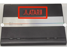 Atari 7800 Cartridge Slot Cover / Dust Cover Custom made 3D Printed