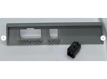 Replacement Back Panel Power DC Jack Port for SNES Jr Super Nintendo 2 SNS-101