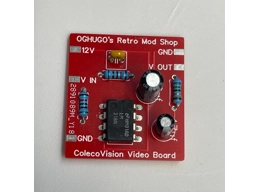 Colecovision composite upgrade AV board