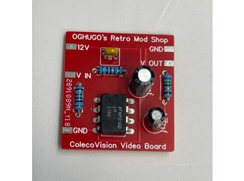Colecovision composite upgrade AV board