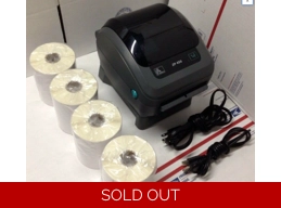 Zebra ZP450 Thermal Label Printer with 1000 labels