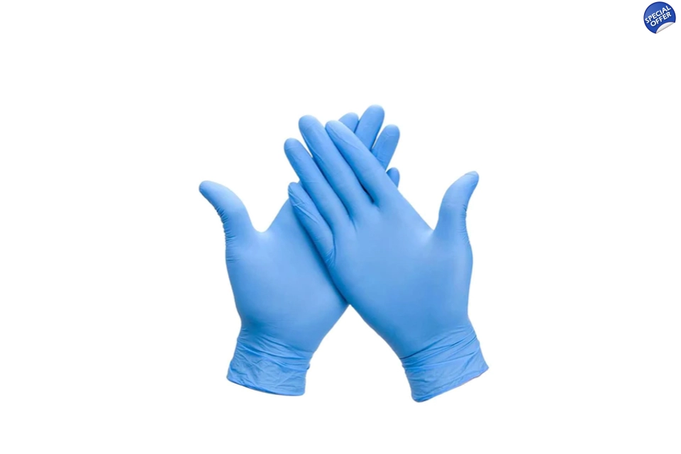Blue Nitrile Disposable Gloves