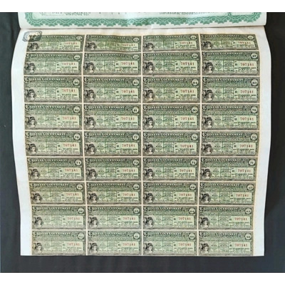 Chinese Regierung, Goldaktien von 1913 top selten