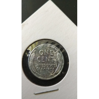 Sehr schönes, UNC. 1943 Stahl Penny USA Polierte Platte Matte Oberfläche Sehr schönes, UNC. 1943 Stahl Penny USA Polierte Platte Matte Oberfläche