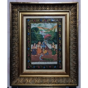 Antikes Gemälde, Indien, Tus..