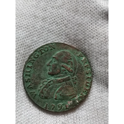 Antike 1 cent USA 1791 G. Washington Antike 1 cent USA 1791 G. Washington