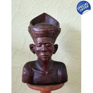 Antike Holzstatue des ägypti..