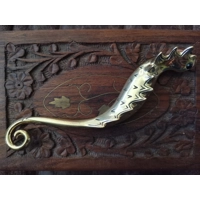 Vintage Brosche vergoldet, P..