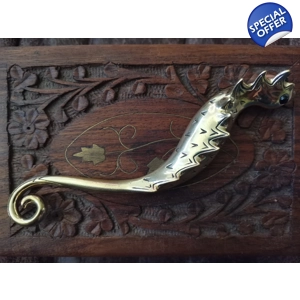 Vintage Brosche vergoldet, P..