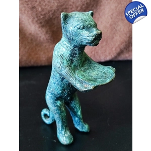 Antike bronzene Katzenfigur ..