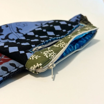 Boho Blues Handmade Waist Bag. Fanny Pack. Hip Bag. Boho Blues Handmade Waist Bag. Fanny Pack. Hip Bag.