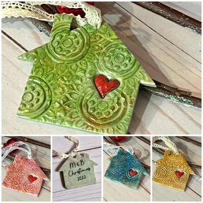 Personalized Clay Home Hanging Ornament Personalized Clay Home Hanging Ornament