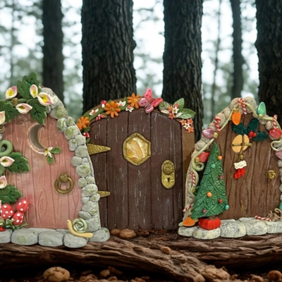 Custom Made Fairy Doors, Faery Doors For Enchanted Gardens of Those Who Believe in Fairies.