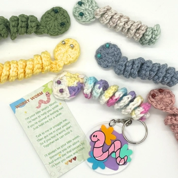 Hand Crocheted Worry Wo..