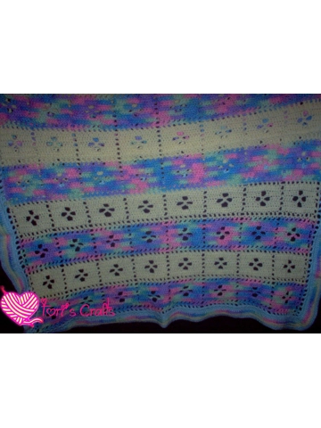 Crochet Baby Afghan Call The Midwife Newborn, Variegated, Yellow