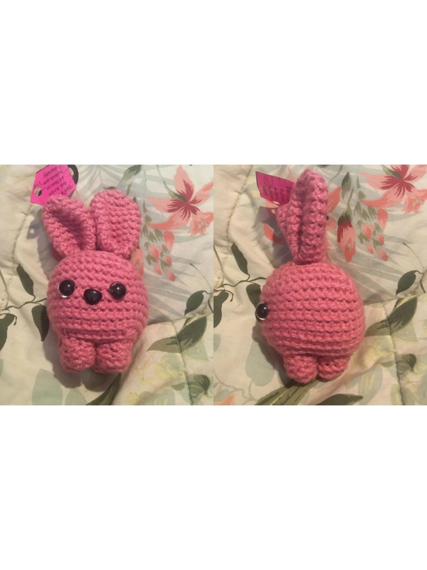 Hand Crocheted Bunny Cube