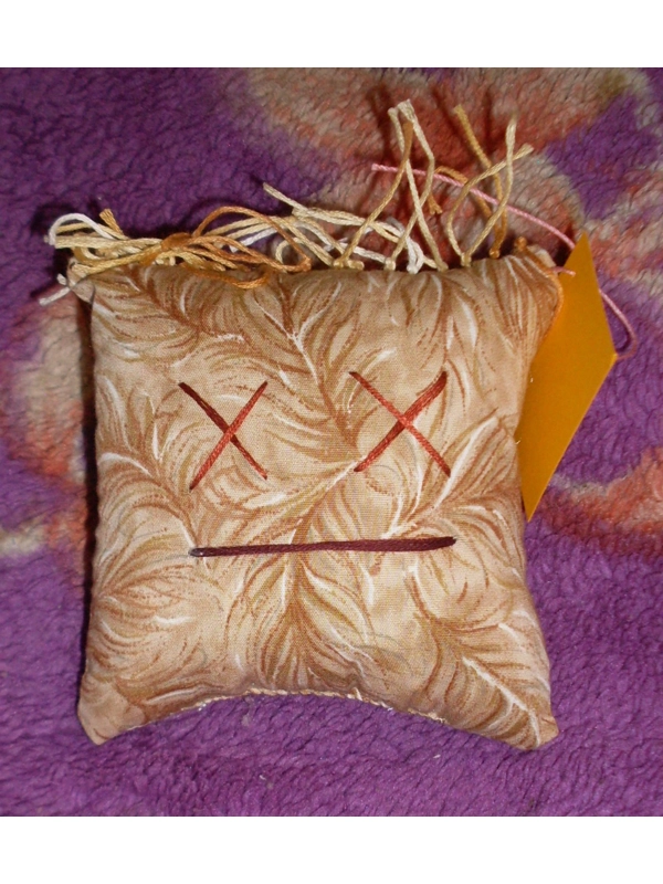 Tan Feathers Stress Head