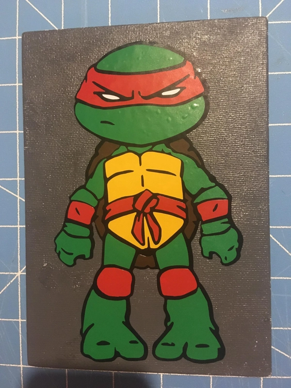 Painted Canvas With Vinyl - Raphael