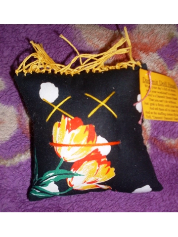 Black/Orange Flower Stress Head