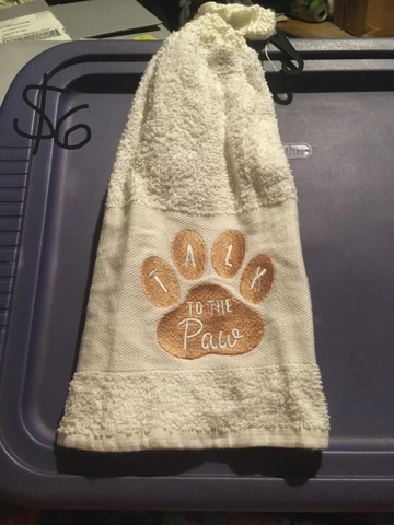 Double Hanging Towel