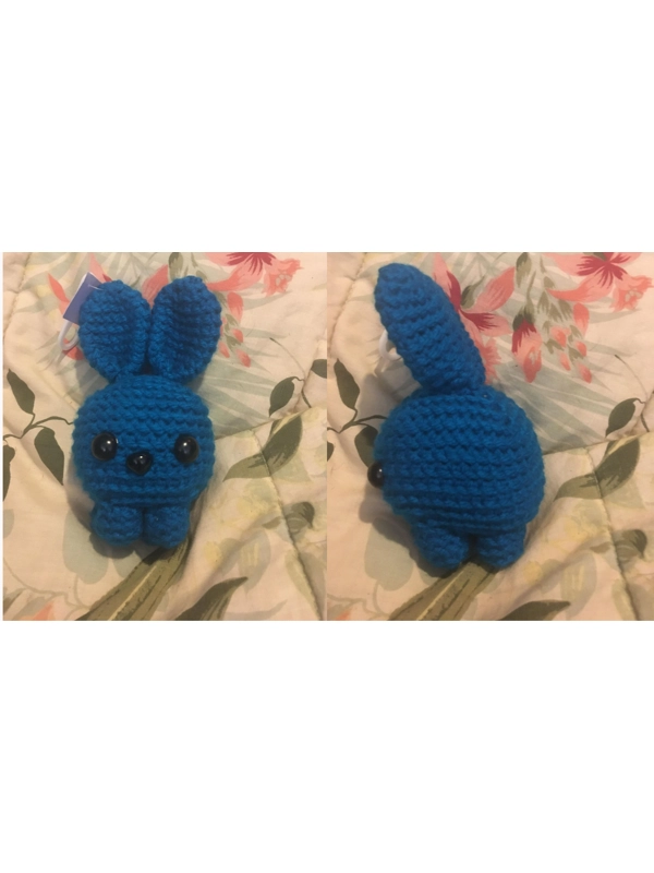 Hand Crocheted Bunny Cube