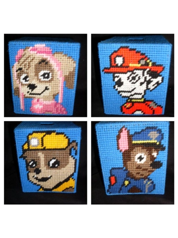 Paw Patrol Tissue Box Cover - Made to order