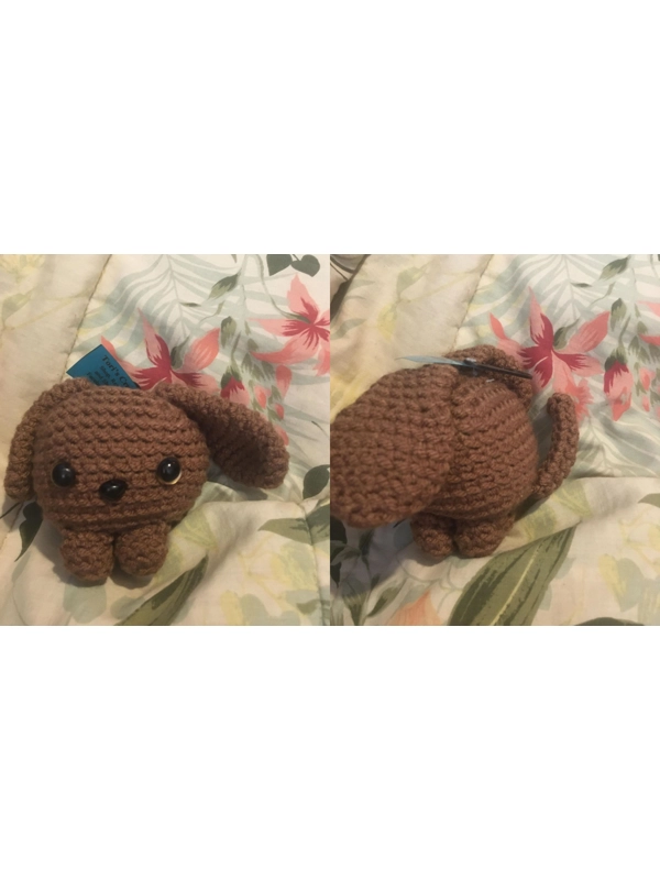 Hand Crocheted Dog Cube