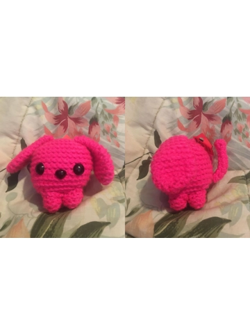 Hand Crocheted Dog Cube