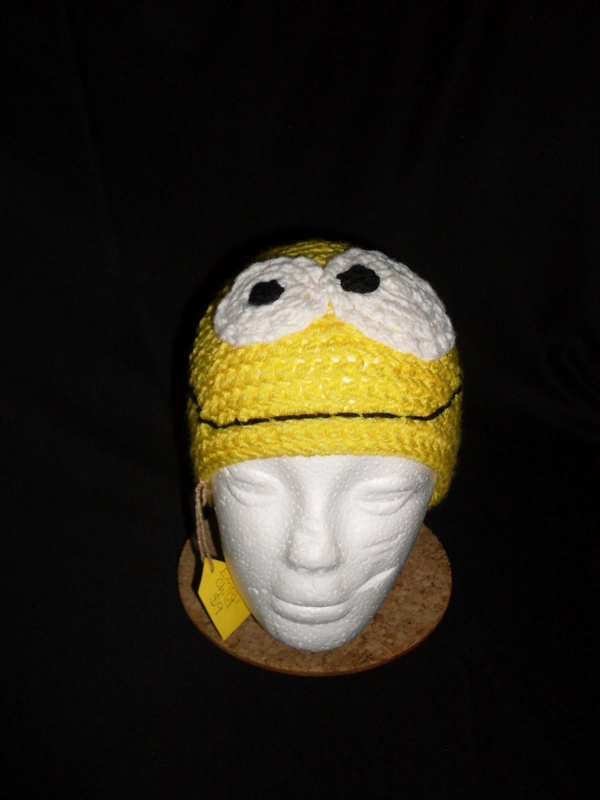Hand Crocheted Child Emoji Hat